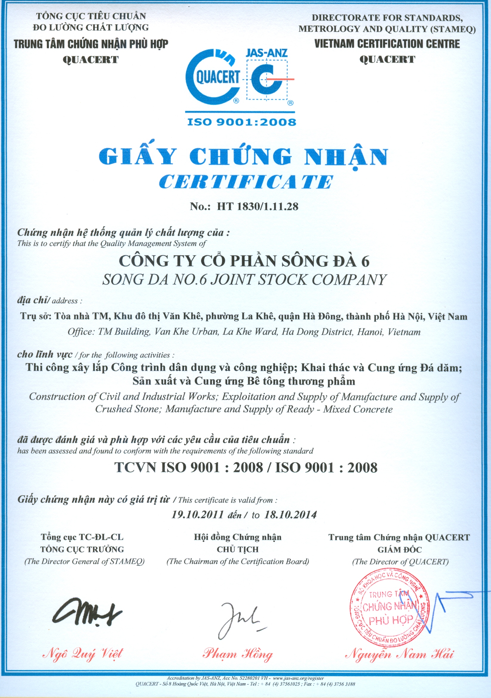 VietGap Bò sữa: Trao giấy chứng nhận ISO 900.